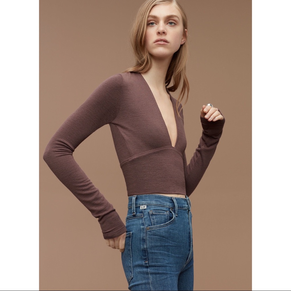 Aritzia Wilfred Free Brigitte Top NWOT
